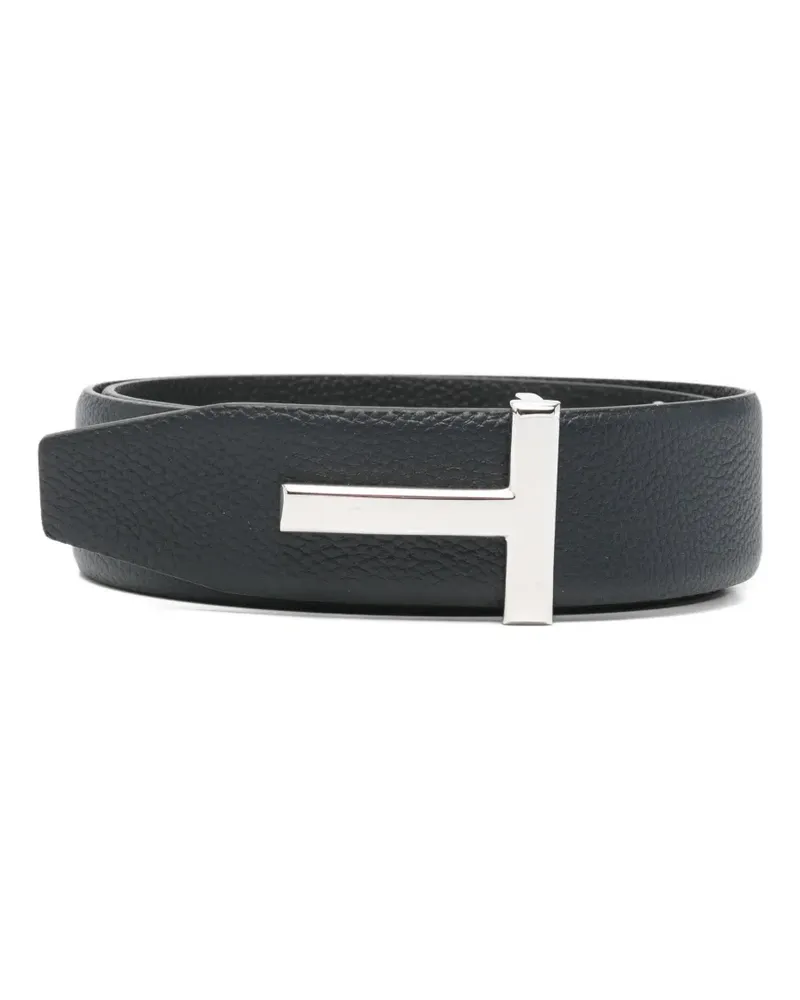 Tom Ford Gürtel mit T-Riemen - Blau Blau