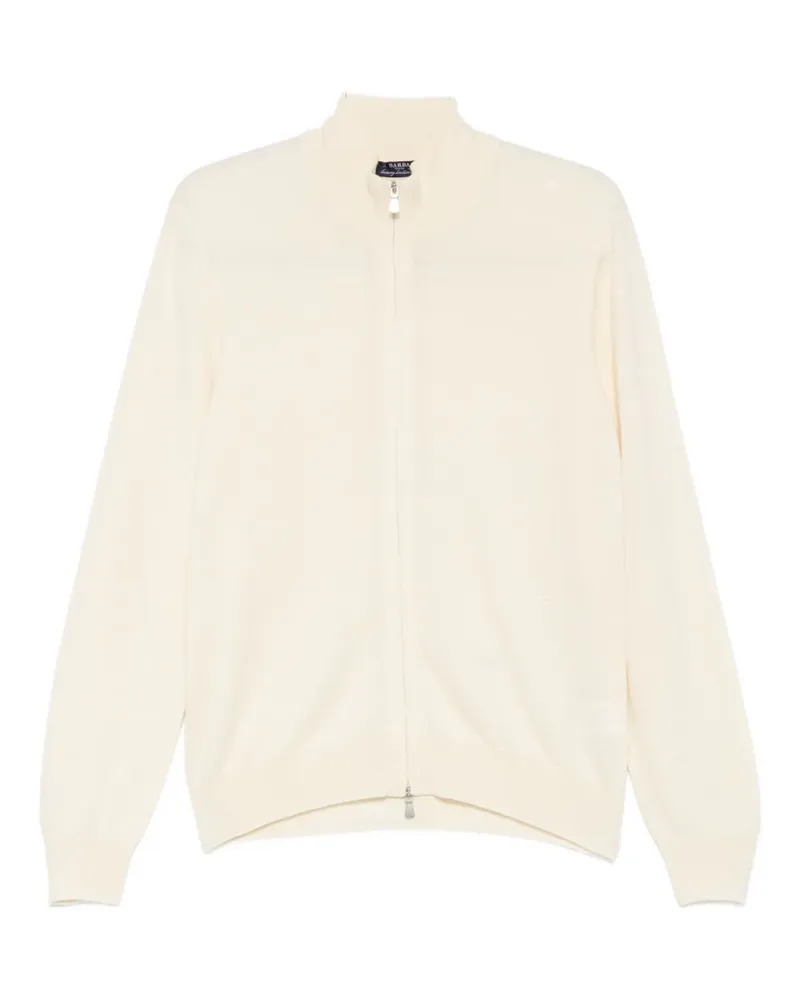 BARBA Cardigan mit Reißverschluss - Nude Nude