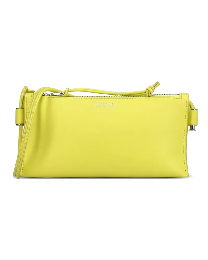 Loewe Joya logo-lettering shoulder bag - Gelb Gelb