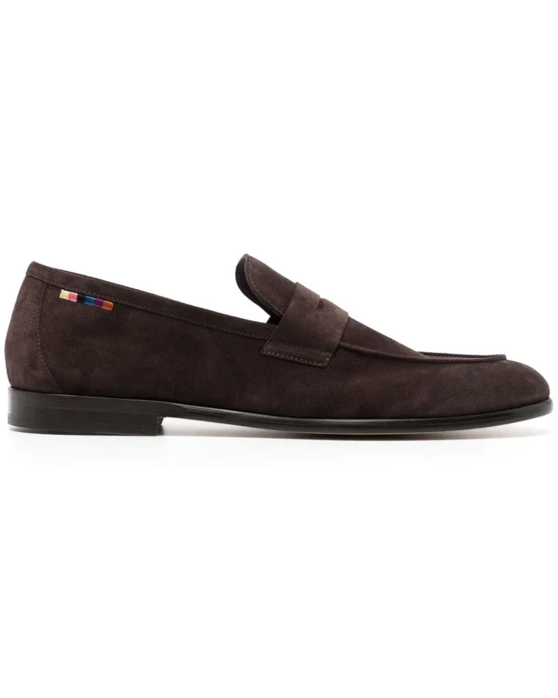 Paul Smith Figaro Loafer aus Wildleder Braun