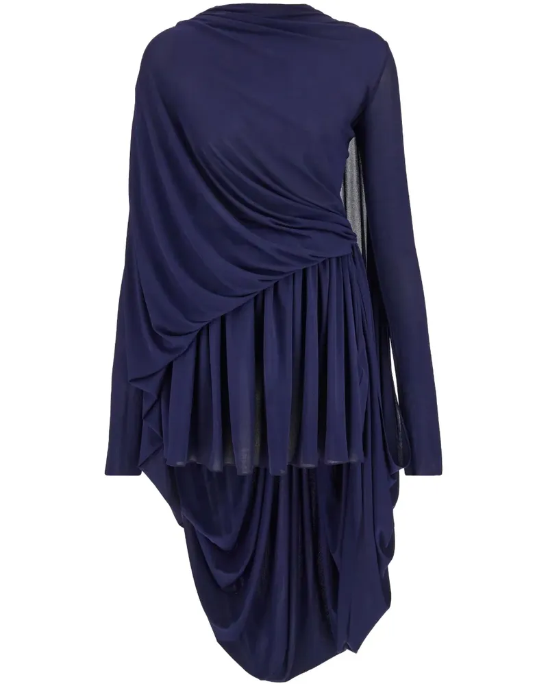 Ferragamo Asymmetrisches Midikleid - Blau Blau