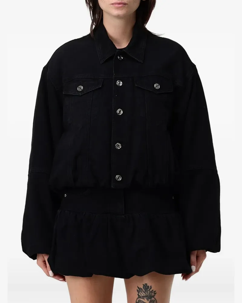 Liu Jo Jeansjacke im Ballondesign - Schwarz Schwarz