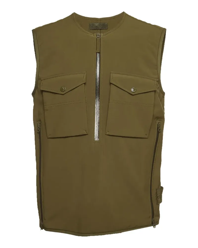 Stone Island Ghost Piece Weste - Grün Grün