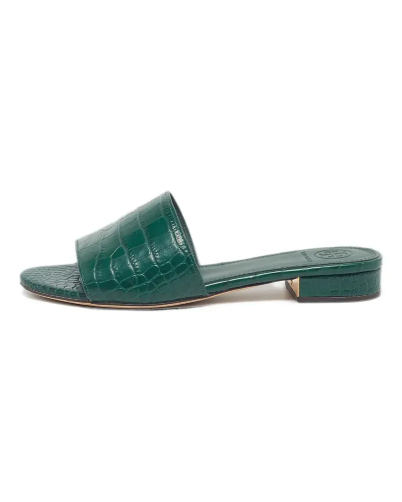 Tory Burch Martine croc-embossed sandals - Grün Grün