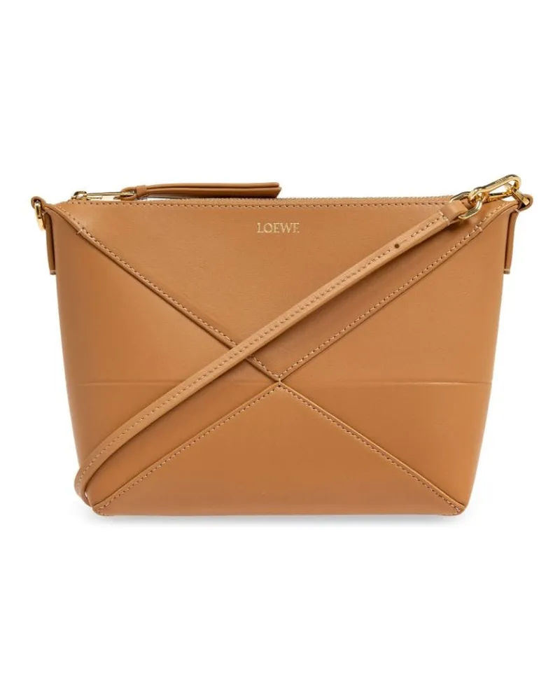 Loewe Puzzle Schultertasche - Braun Braun