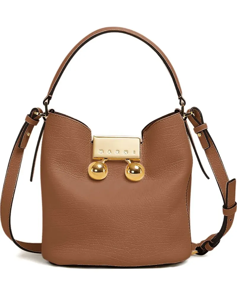 Marni Trunkaroo Beuteltasche - Braun Braun