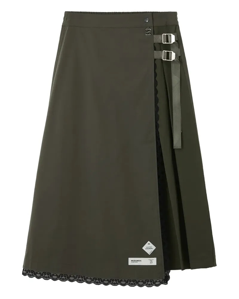 Musium Div. buckle lace midi skirt - Grün Grün