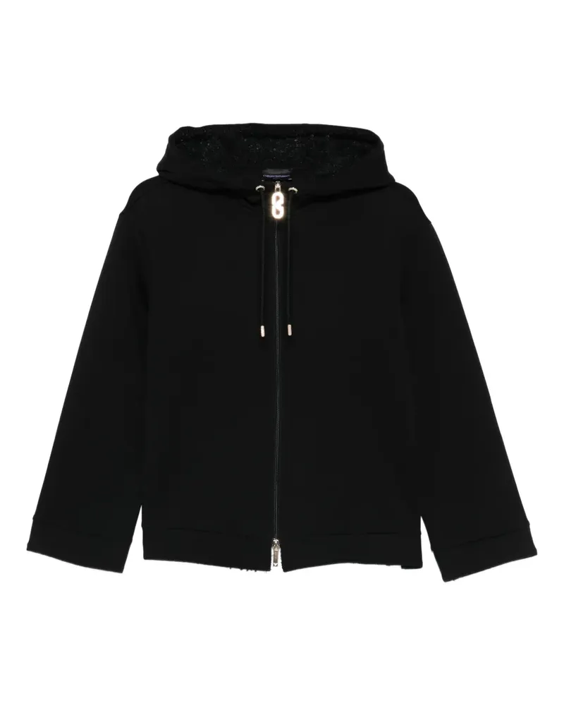 Emporio Armani zip-fastening hoodie - Schwarz Schwarz