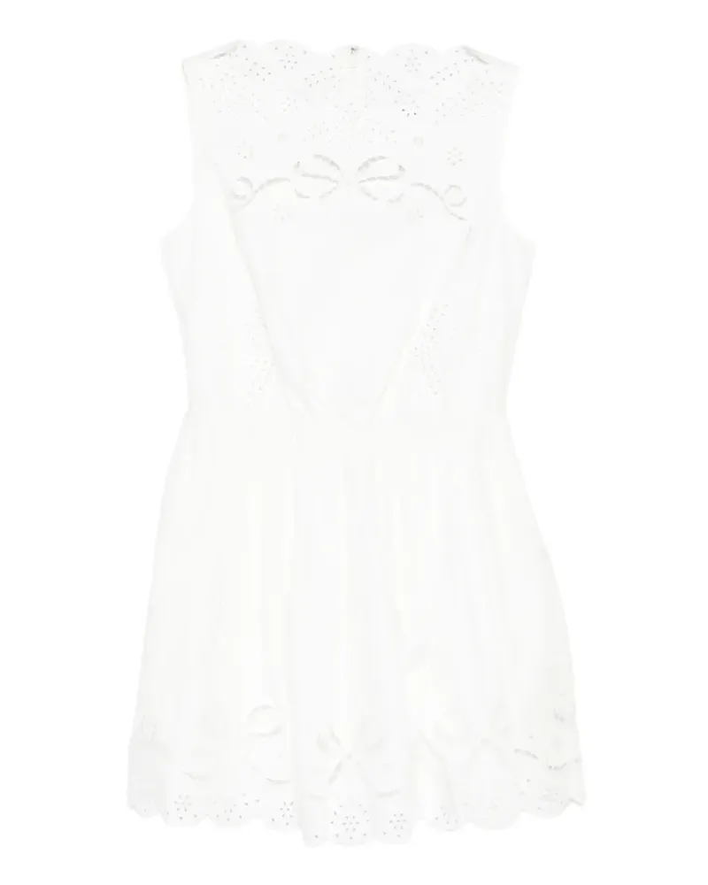 Self-Portrait white mini dress - Weiß Weiß