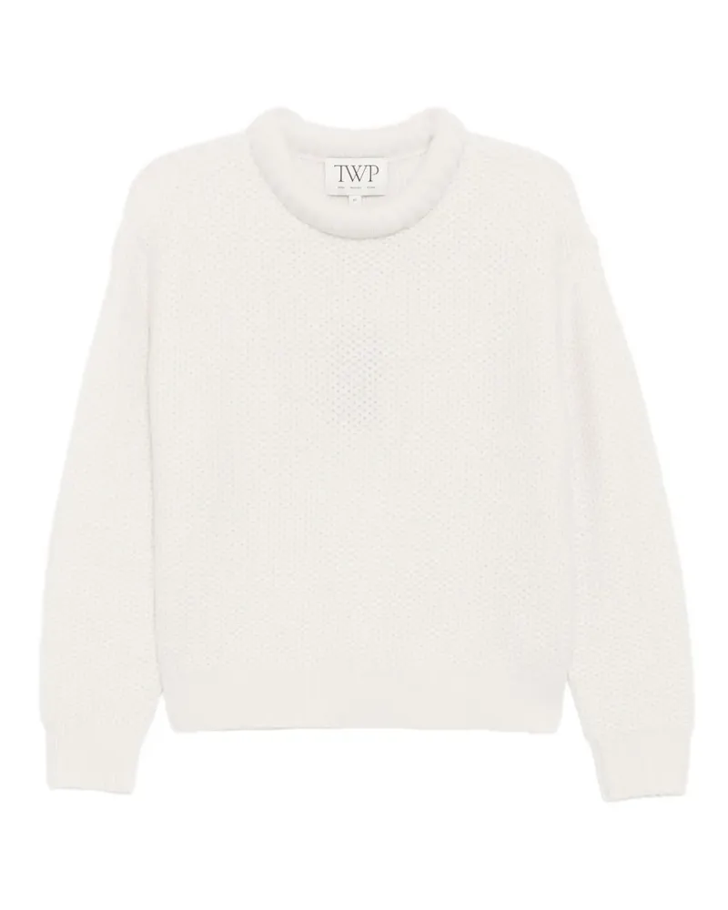 TWP Waffle Pullover - Nude Nude