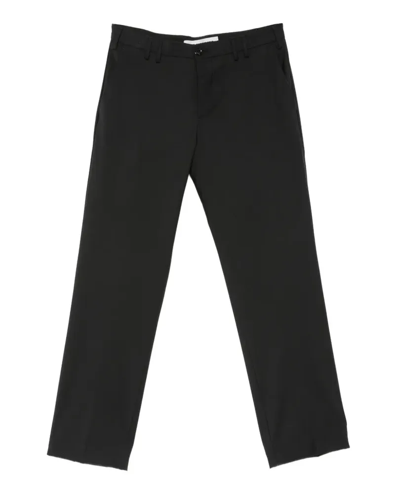 Les Hommes belt-loops tailored trousers - Schwarz Schwarz