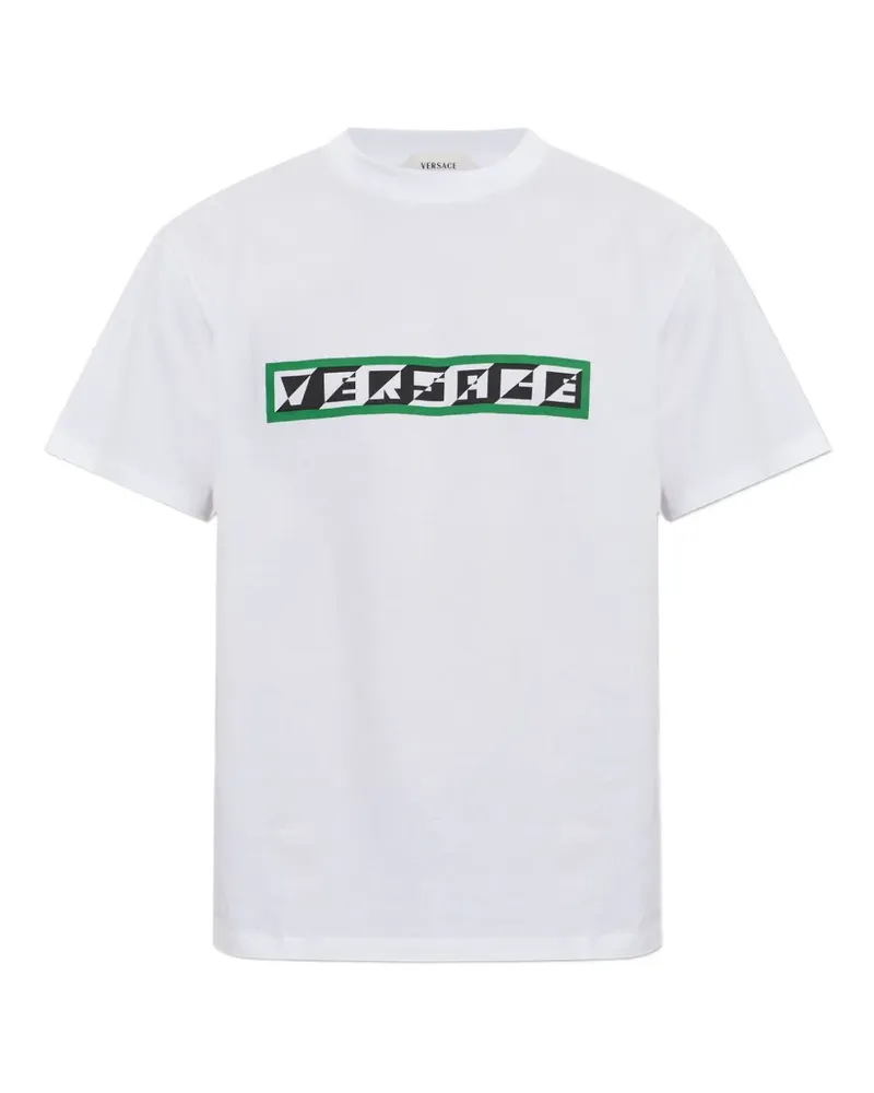 Versace T-Shirt mit Print - Weiß Weiß