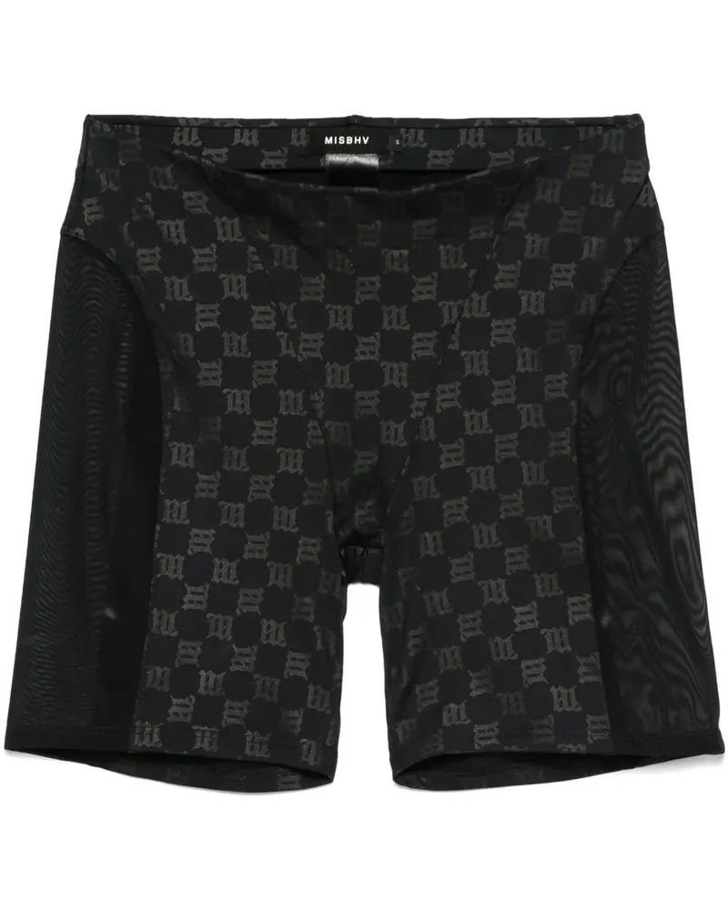 MISBHV Shorts mit Print - Schwarz Schwarz