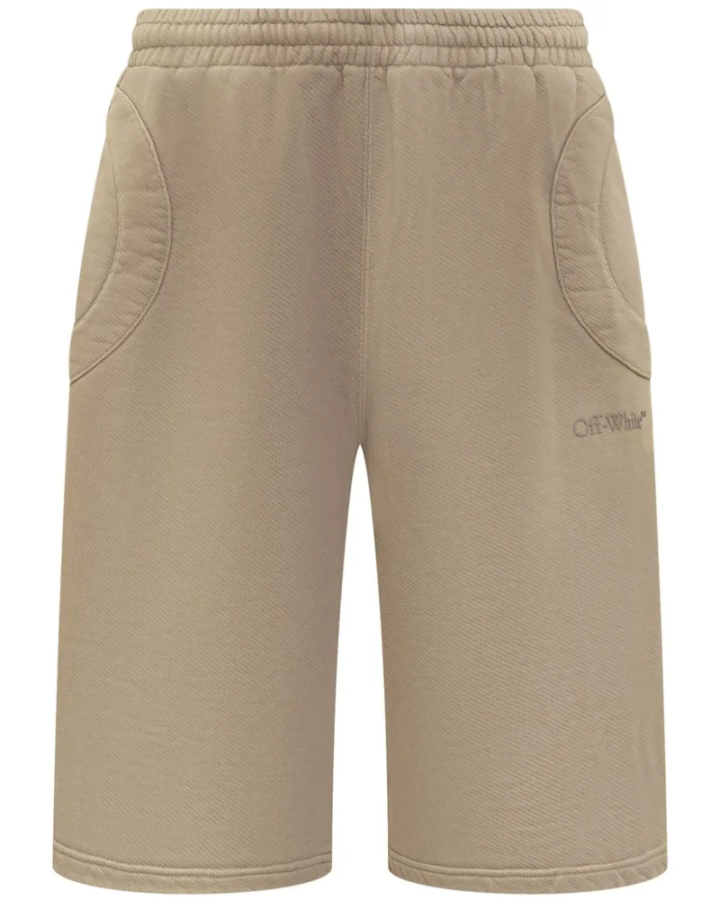 OFF-WHITE Laundry Shorts - Nude Nude