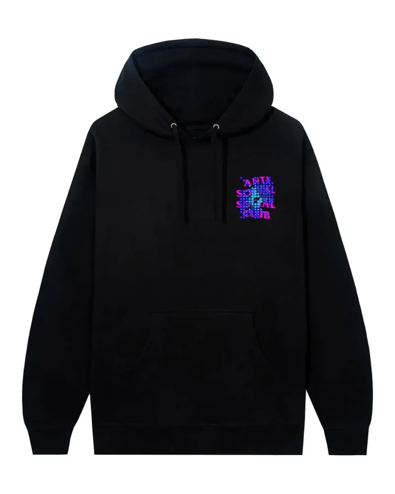 Anti Social Social Club Trypophobia graphic-print hoodie - Schwarz Schwarz