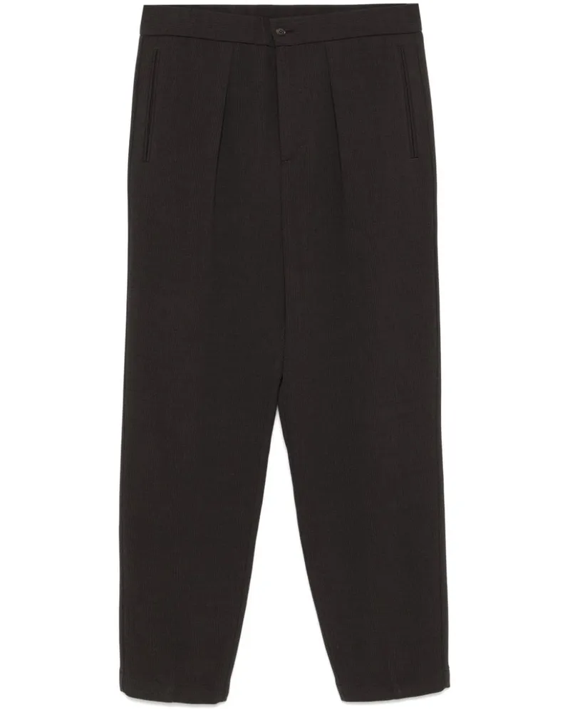 Giorgio Armani Gerippte Hose - Braun Braun