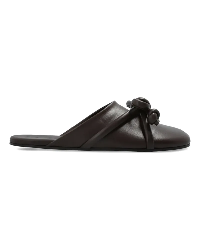 Loewe Flamengo knot mule - Braun Braun