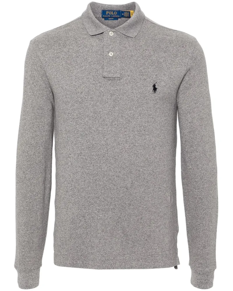 Ralph Lauren Poloshirt mit Polo Pony - Grau Grau