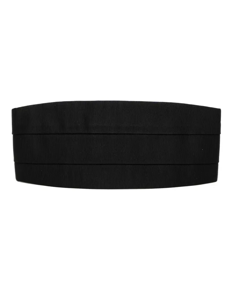 Tom Ford pleated cummerbund - Schwarz Schwarz