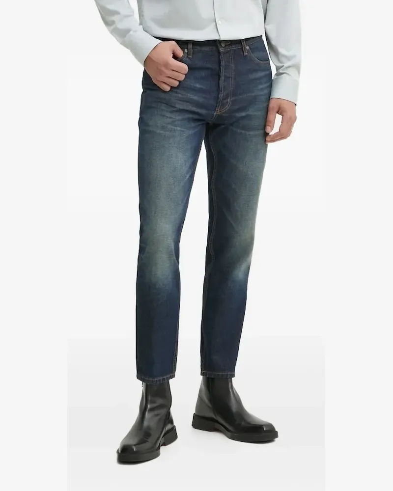 HUGO BOSS Jeans mit Logo-Applikation - Blau Blau