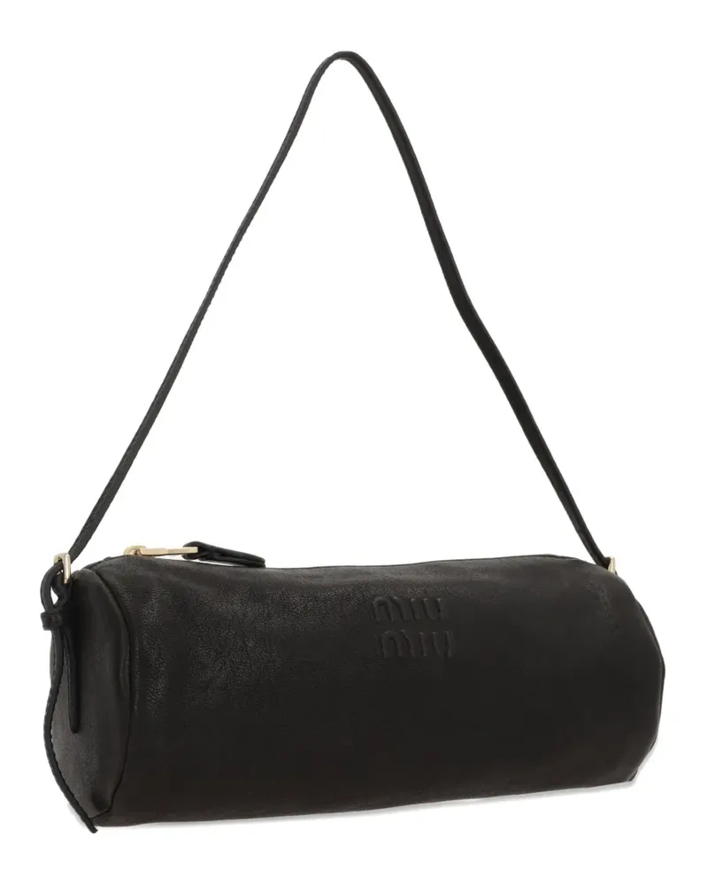 Miu Miu Zylinderförmige Schultertasche - Schwarz Schwarz