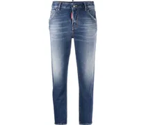 Klassische Cropped-Jeans