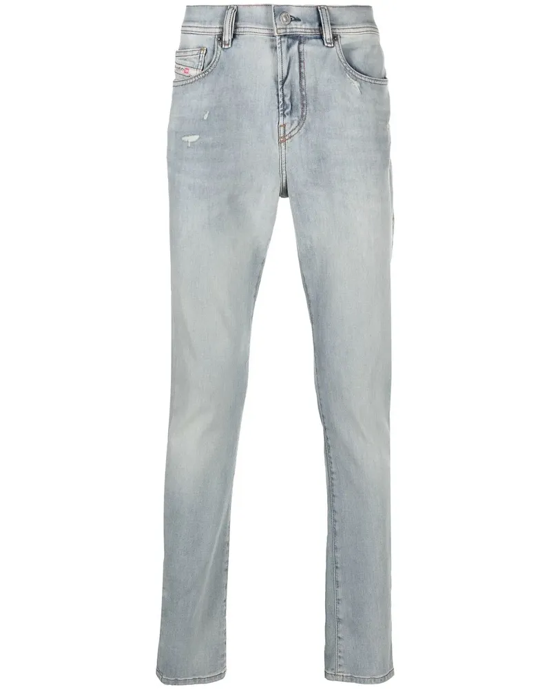 Diesel Slim-Fit-Jeans im Distressed-Look - Blau Blau