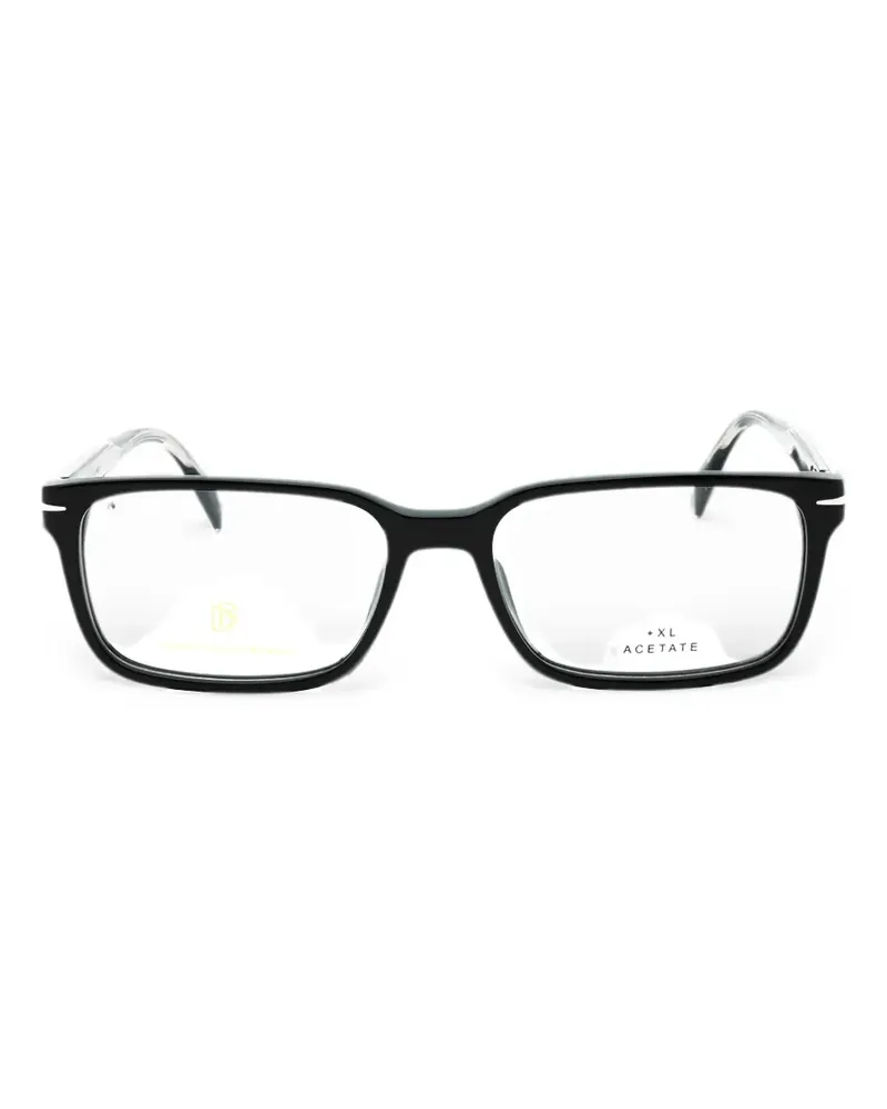 EYEWEAR by DAVID BECKHAM rectangle-frame glasses - Schwarz Schwarz