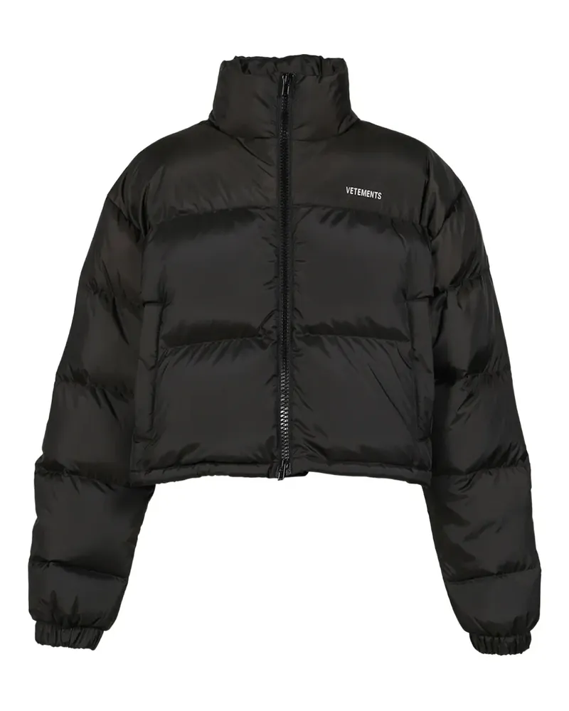 VETEMENTS Gesteppte Jacke - Schwarz Schwarz