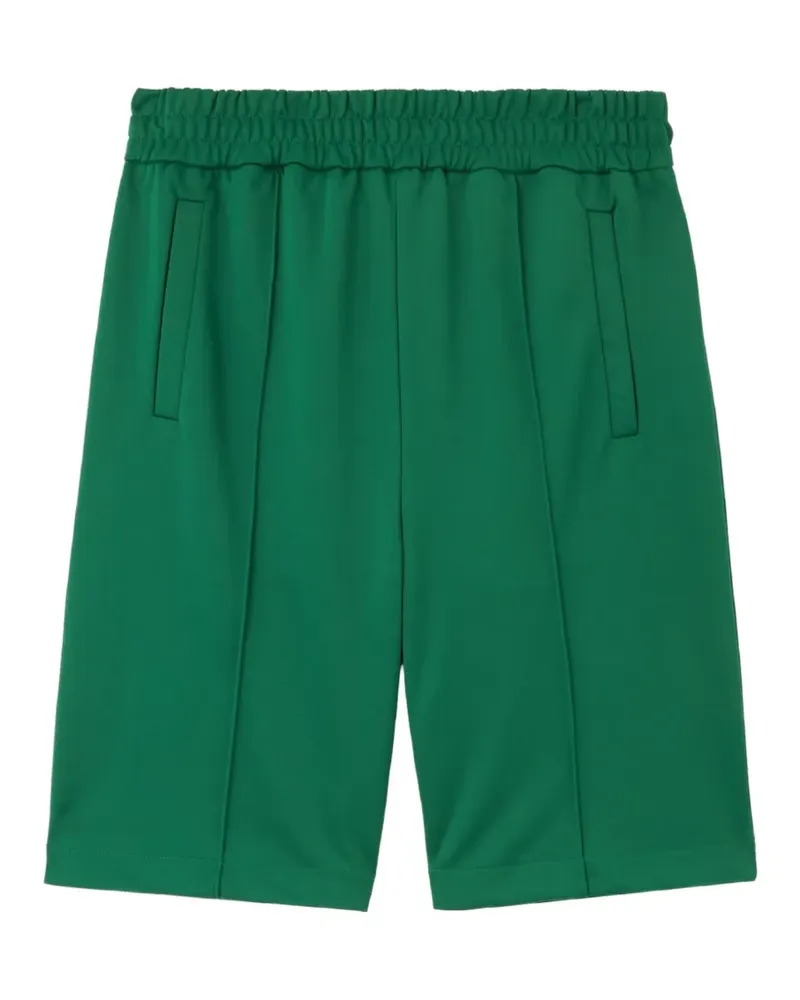 Palm Angels curved logo track shorts - Grün Grün
