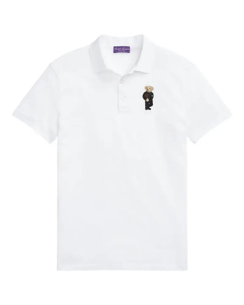 Ralph Lauren embroidered-logo polo shirt - Weiß Weiß