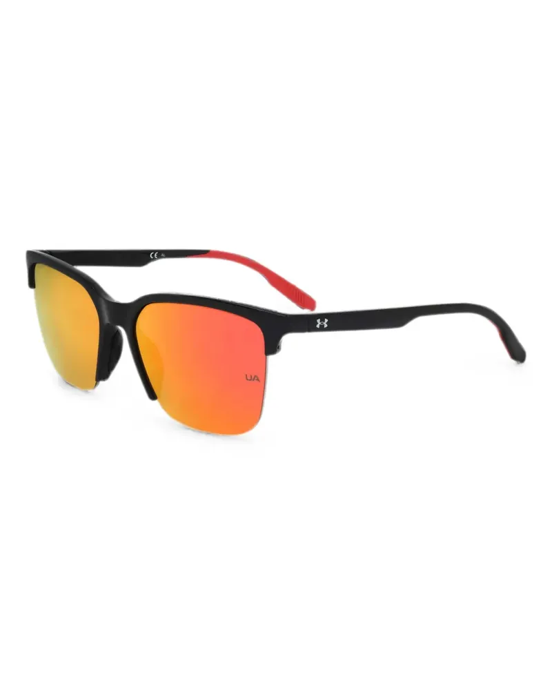 Under Armour Phenom Sonnenbrille mit eckigem Gestell - Schwarz Schwarz