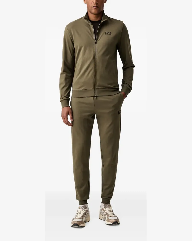 EA7 Jogginganzug mit Logo-Print - Grün Grün