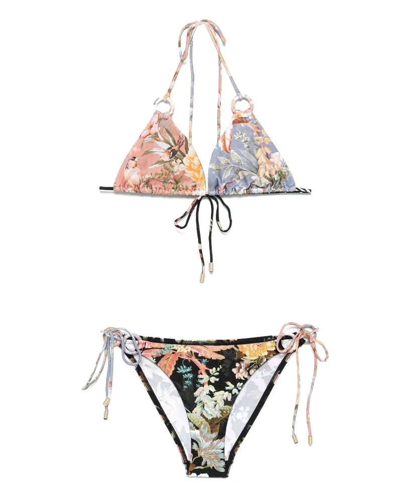 Zimmermann Tallow Spliced Ring Bikini - Braun Braun