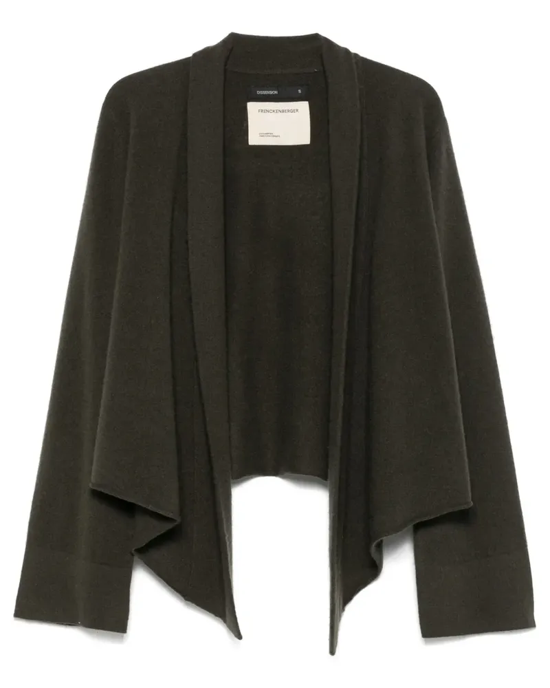 Frenckenberger Cardigan aus Kaschmir - Grün Grün