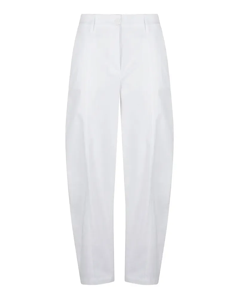 Pinko Bacca barrel-fit trousers - Weiß Weiß