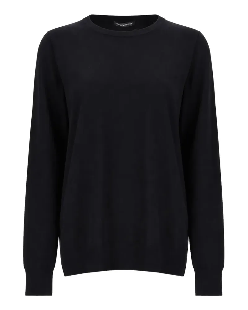 Department 5 Pullover aus Merinowolle - Blau Blau