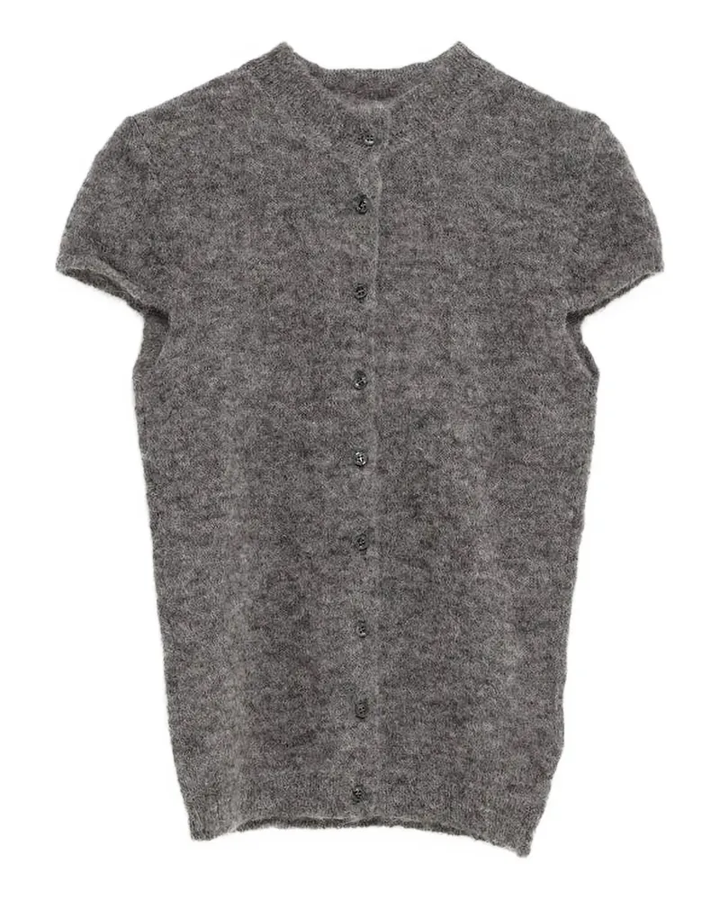Paloma Wool buttoned short-sleeve sweater - Grau Grau