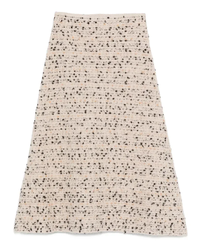 Fabiana Filippi Midirock aus Tweed - Nude Nude