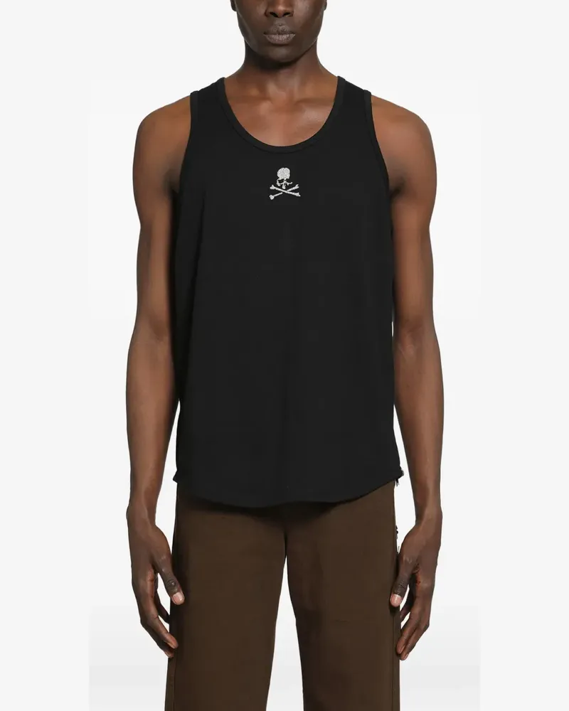 Mastermind World skull-print tank top - Schwarz Schwarz