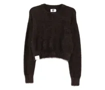 Gebürsteter Pullover - Braun