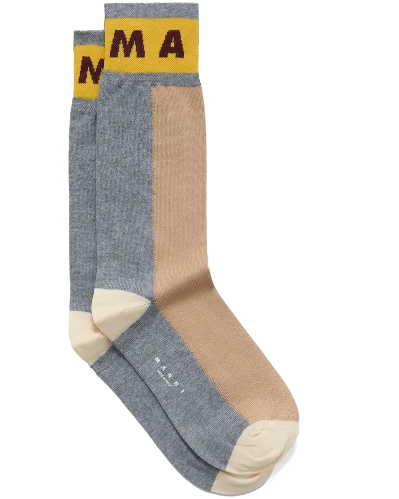 Marni Mittellange Socken - Nude Nude