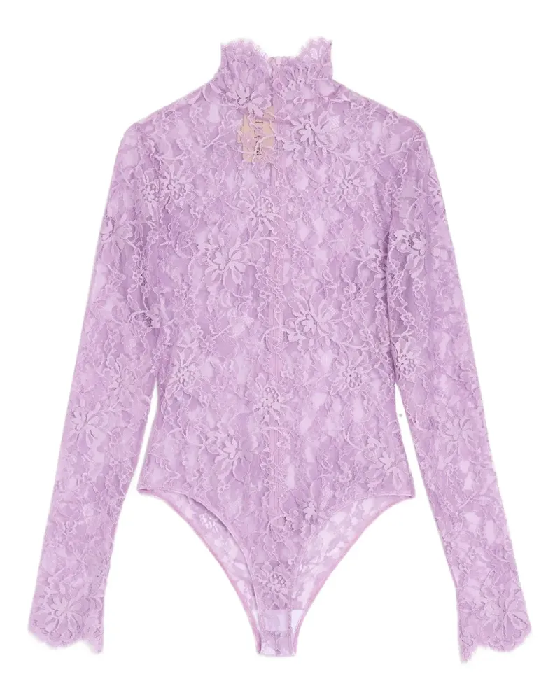 Valentino Garavani mock-neck bodysuit - Violett Violett
