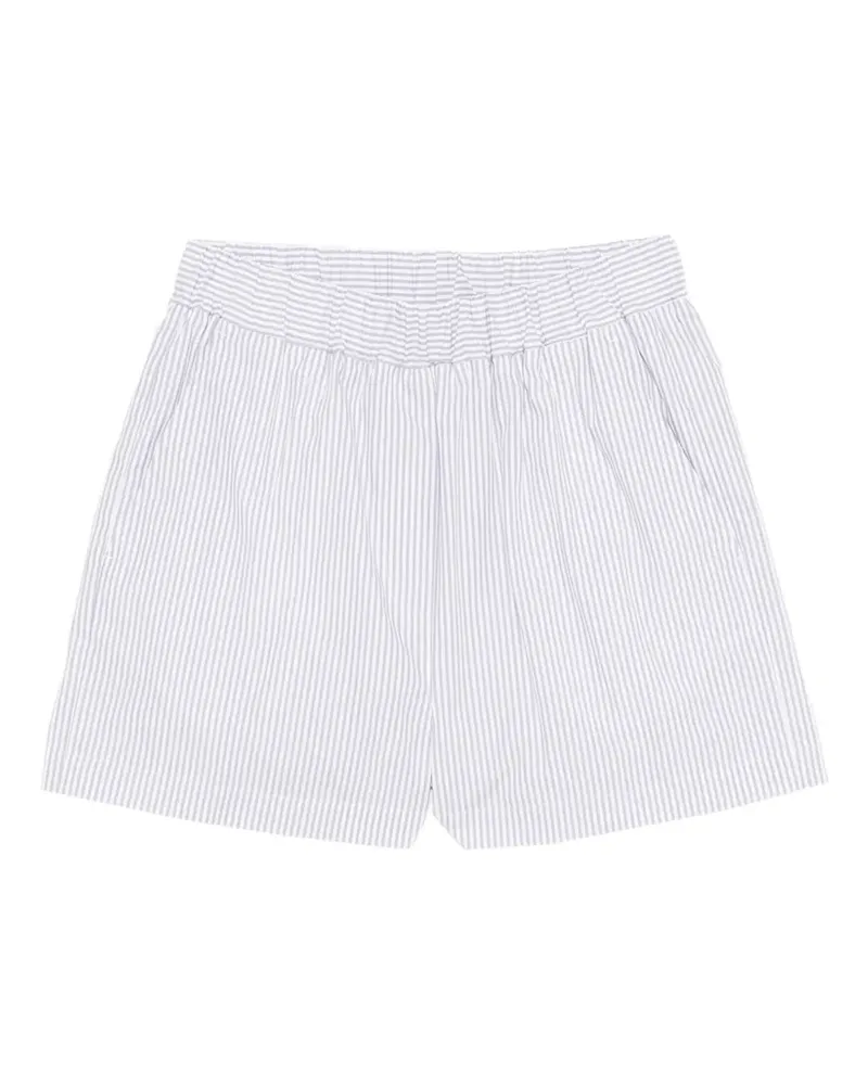 Manuel Ritz striped shorts - Weiß Weiß