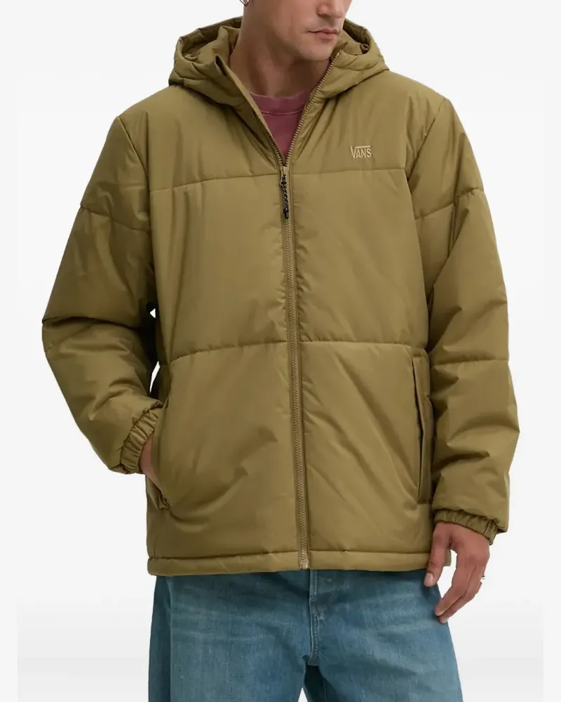 Vans Gefütterte Jacke mit Logo-Stickerei - Braun Braun