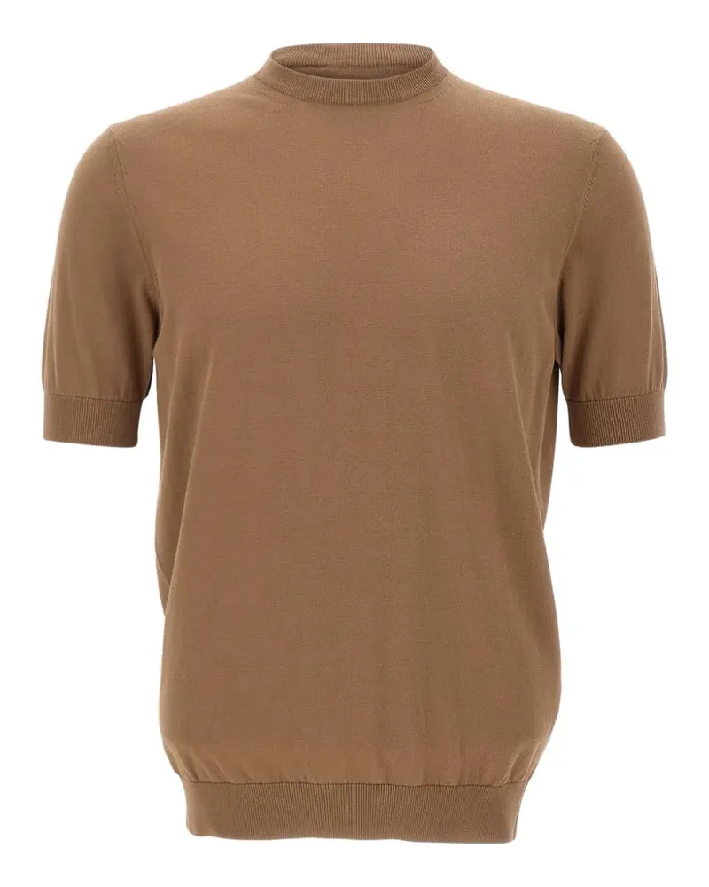 Filippo de Laurentiis short-sleeve sweater - Braun Braun