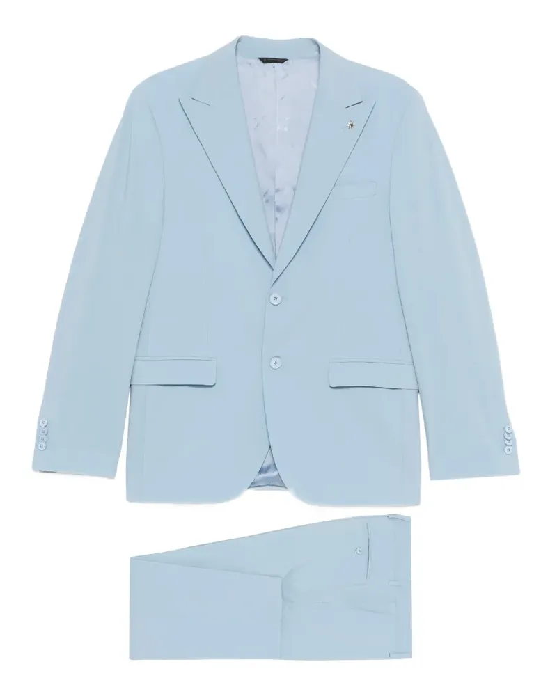 Manuel Ritz single-breasted suit - Blau Blau