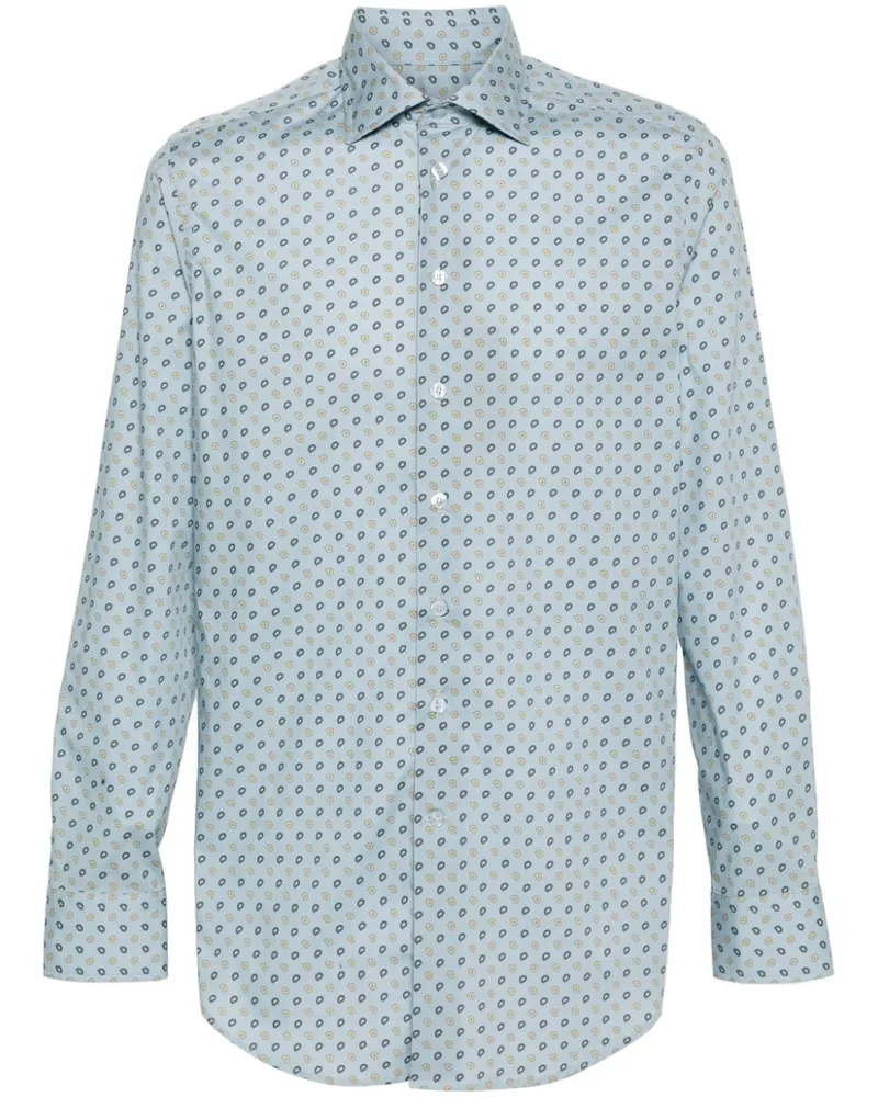 Etro Hemd mit Paisleymuster - Blau Blau