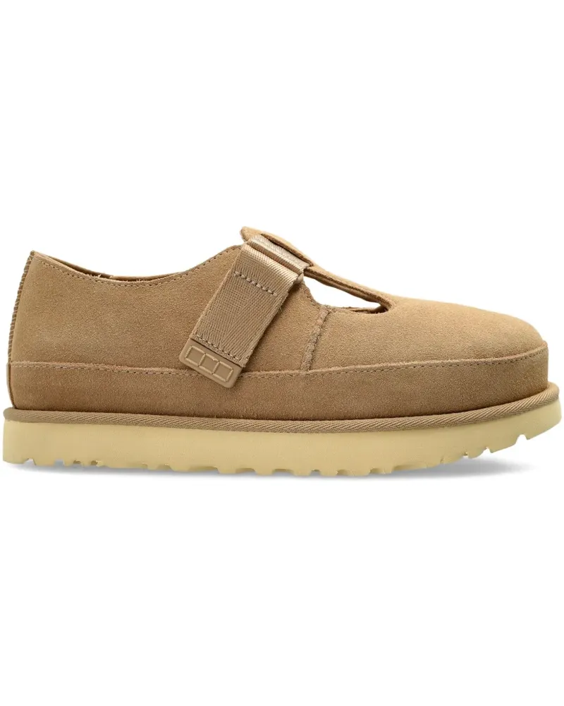 UGG Goldenstar Mary Jane strap detail loafers - Braun Braun