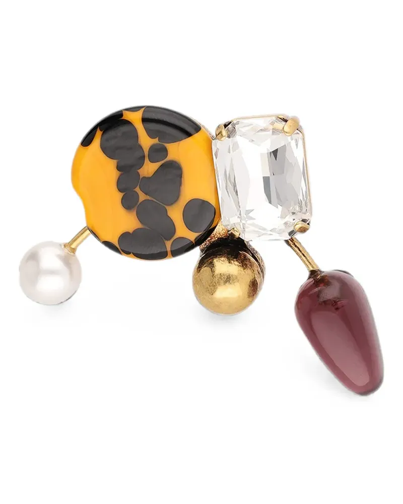 Dries van Noten handmade painted ring - Gold Gold